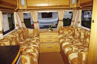 caravan interior - Coachman Amara